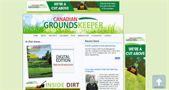 Desktop Screenshot of canadiangroundskeeper.com
